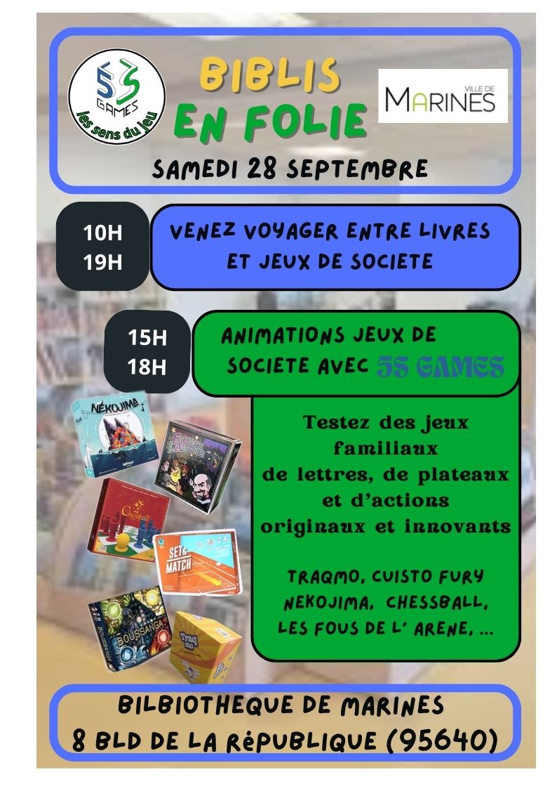 Affiche de la journée dédié à fêter les bibliothèques